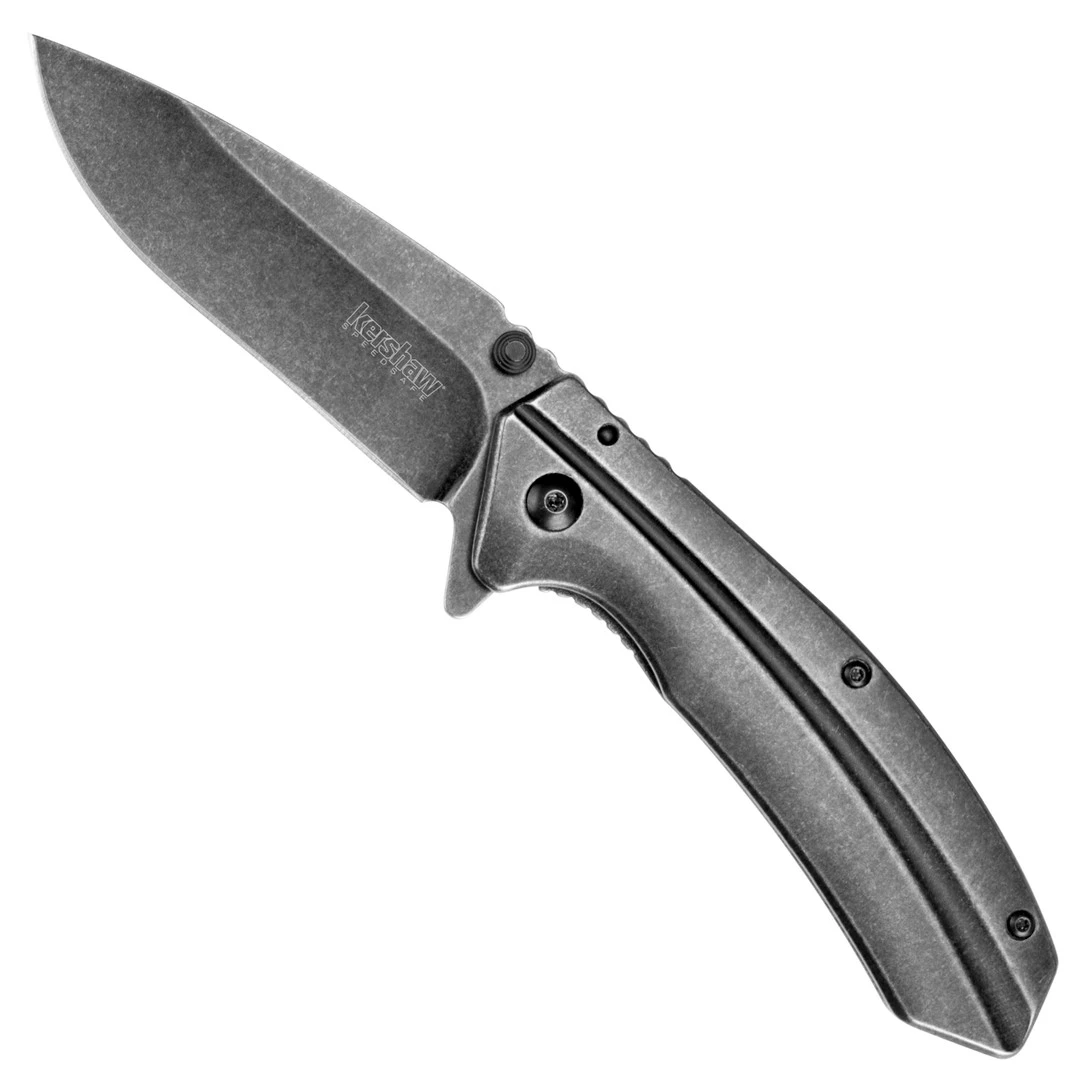 Kershaw Filter Assist Knife, Stonewash Drop Point Blade 1 Kershaw Filter Assist Knife, Stonewash Drop Point Blade