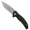 Kershaw Black Glass-Reinforced Nylon Lateral Assisted Flipper Knife, Stonewash Drop Point Blade