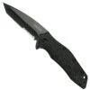 Kershaw Kuro Spring Assist Knife, Black Combo Blade, 1835TBLKST