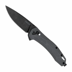 Kershaw Covalent DuraLock Folding Knife, Black Stonewash D2 Blade