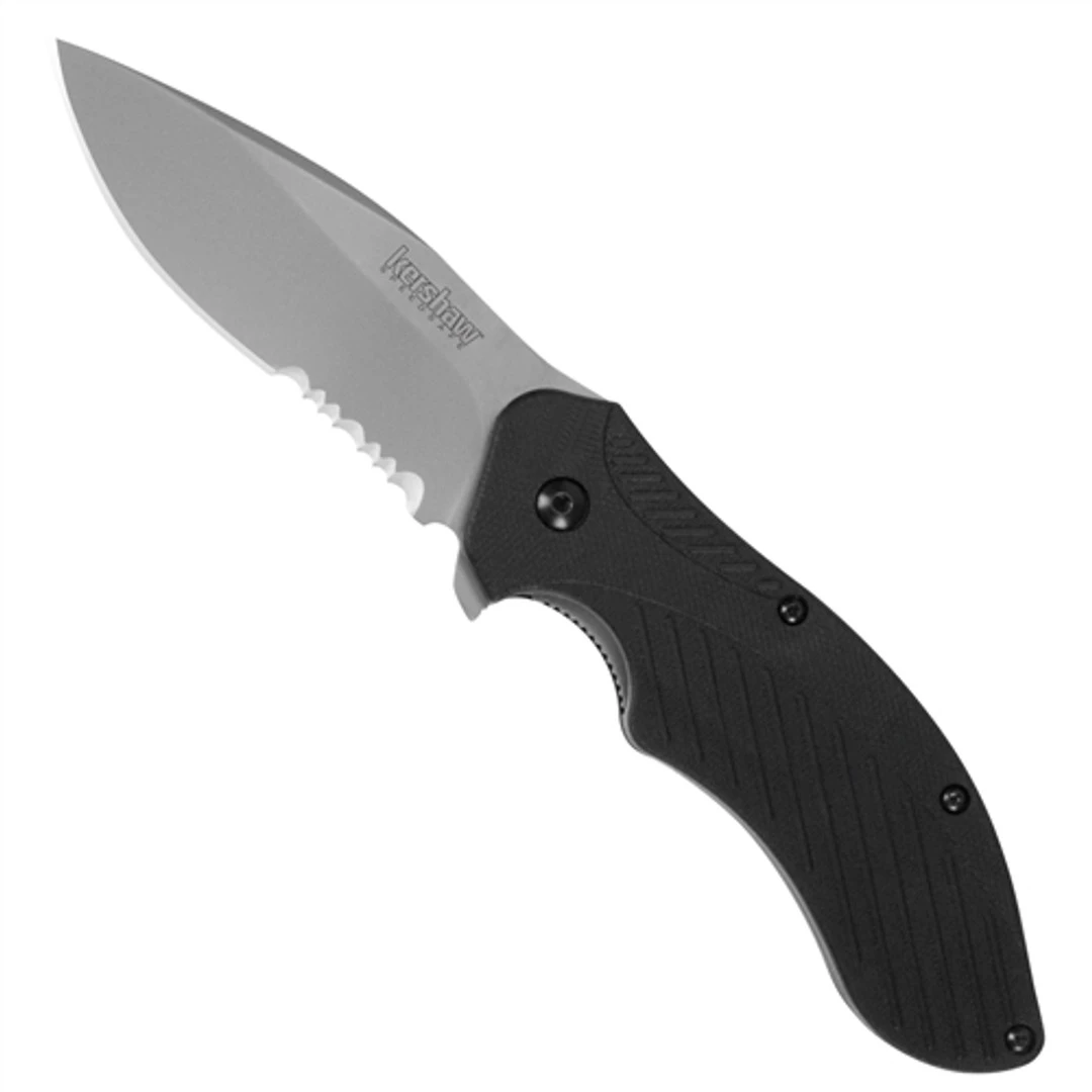 Kershaw Clash Assist Knife, Combo Blade, KS1605ST 1 Kershaw Clash Assist Knife, Combo Blade, KS1605ST