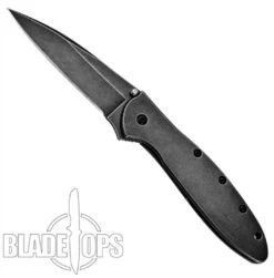 Kershaw BlackWash Leek Spring Assist Knife,1660BLKW -Blade HQ KS1660BLKW 5 81962.1533221846