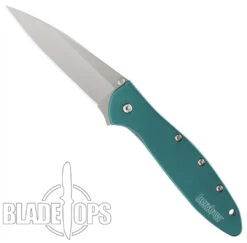 Kershaw Teal Leek Spring Assist Knife, Plain Blade, 1660TEAL -Blade HQ KS1660TEAL 4 07073.1533221936
