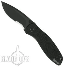 Kershaw Blur Spring Assist Knife, Black Combo Edge Blade, KS1670BLKST -Blade HQ KS1670BLKST 4 84118.1533222074