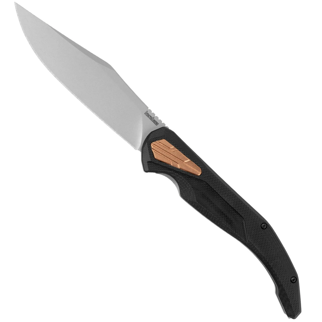 Kershaw Strata KVT Flipper Knife, BeadBlast D2 Blade 1 Kershaw Strata KVT Flipper Knife, BeadBlast D2 Blade