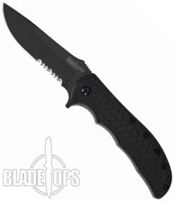 Kershaw Volt II 3650CKTST Spring Assisted Knife, Black Drop Point Combo Blade -Blade HQ KS3650CKTST 4 06765.1533222217