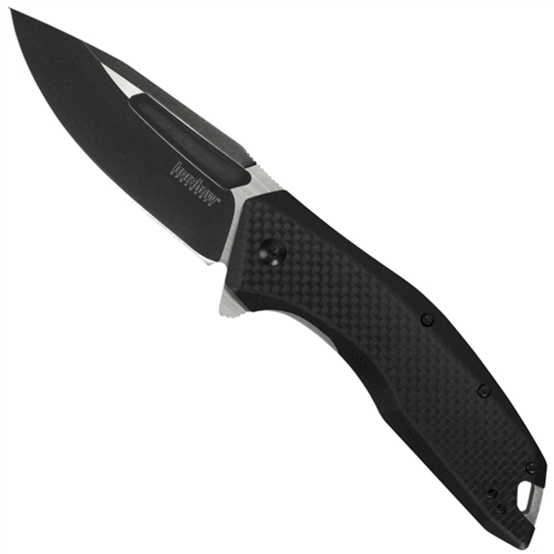 Kershaw 3935 Flourish G-10/Carbon Fiber Spring Assist Knife, BlackWash Blade 1 Kershaw 3935 Flourish G-10/Carbon Fiber Spring Assist Knife, BlackWash Blade