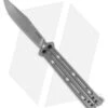 Kershaw Lucha MagnaCut Balisong Butterfly Knife Bead Blast SS (4.6" SW)