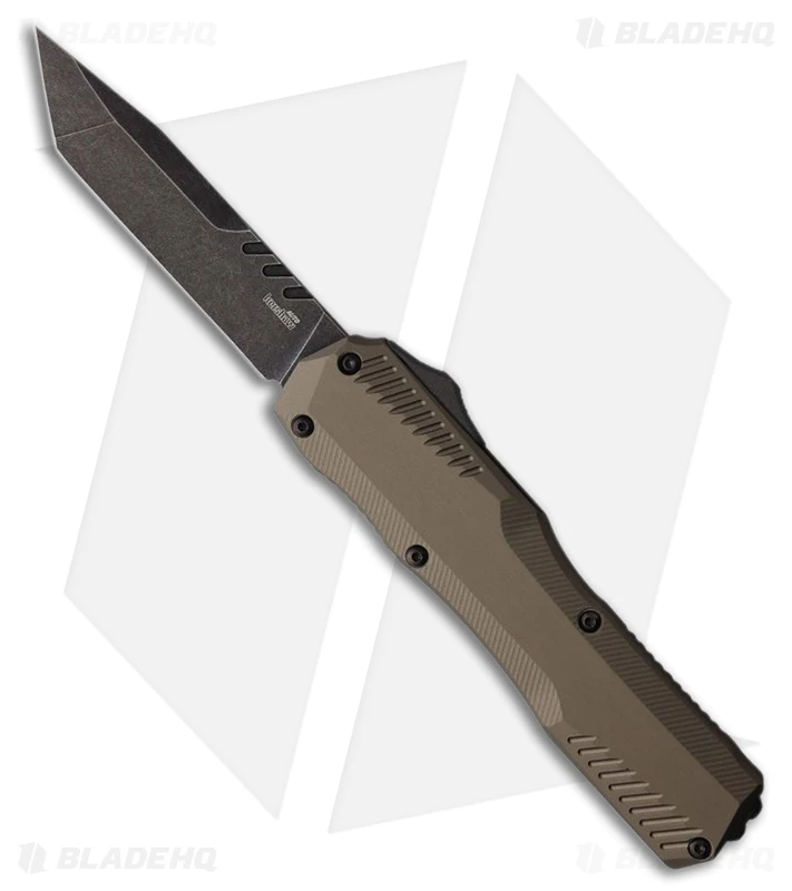 Kershaw Livewire MagnaCut Tanto OTF Automatic Knife FDE Aluminum (3.4" Black SW) 1 Kershaw Livewire MagnaCut Tanto OTF Automatic Knife FDE Aluminum (3.4" Black SW)