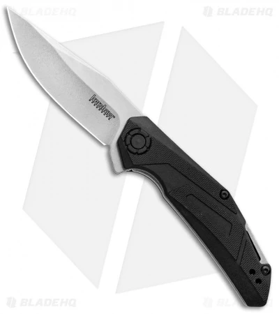 Kershaw Camshaft Assisted Opening Knife Black FRN (3" Stonewash) 1370 1 Kershaw Camshaft Assisted Opening Knife Black FRN (3" Stonewash) 1370