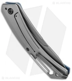 Kershaw Reverb XL Frame Lock Knife Carabiner CF/G-10 (3" Gray) 1225 -Blade HQ Kersahw Reverb XL FL Carabiner CF G 10 Gray 1225 BHQ 94081 jr side
