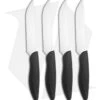 Kershaw 4-Piece Serrated Steak Knife Set Black Polymer