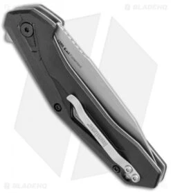 Kershaw Airlock Assisted Opening Knife Black FRN (3" Bead Blast) 1385 -Blade HQ Kershaw Airlock Assisted Opening Black FRN BB 1385 BHQ 106043 jr side