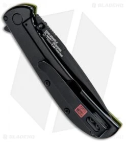 Kershaw Al Mar AM-3 Assisted Opening Knife Green G-10 (3" Black) 2335GRNBLK -Blade HQ Kershaw Al Mar AM 3 Green G 10 Black 2335GRNBLK BHQ 71075 jr side