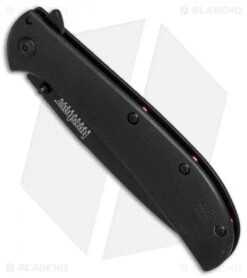 Kershaw Al Mar AM-4 Assisted Opening Knife Black G-10 (3.5" Black) 2330BLK -Blade HQ Kershaw Al Mar AM 4 black G10 black BHQ 71078 er spine