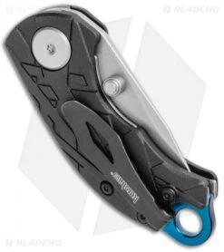 Kershaw Anso Aftereffect Liner Lock Knife Black FRN (1.70" Bead Blast) 1180 -Blade HQ Kershaw Anso Aftereffect LL Black FRN BB 1180 BHQ 106038 jr side