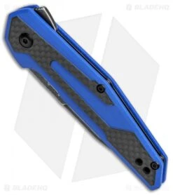 Kershaw Anso Fraxion Liner Lock Knife CF/Blue G-10 (2.75" Black SW) 1160BLUBW 5 Kershaw Anso Fraxion Liner Lock Knife CF/Blue G-10 (2.75" Black SW) 1160BLUBW -Blade HQ Kershaw Anso Fraxion LL CF Blue G 10 Black SW 1160BLUBW BHQ 79685 jr spine