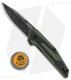 Kershaw Anso Fraxion Liner Lock Knife CF/OD Green G-10 (2.75" Black SW) 1160OLBW 7 Kershaw Anso Fraxion Liner Lock Knife CF/OD Green G-10 (2.75" Black SW) 1160OLBW -Blade HQ Kershaw Anso Fraxion LL CF Green G 10 Black SW 1160OLBW BHQ 79687 jr bottlecap