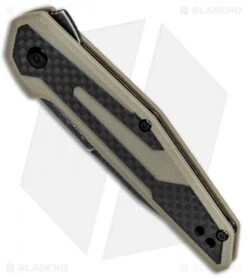 Front Page -Blade HQ Kershaw Anso Fraxion LL CF Tan G 10 Blackwash 1160TANBW BHQ 80566 jr spine