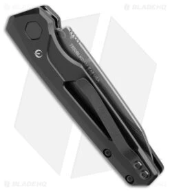 Kershaw Auto Launch 11 Black Aluminum Automatic Knife (2.75" Damascus) 7550DAM -Blade HQ Kershaw Auto Launch 11 Black Aluminum Damascus BHQ 175624 jr side large