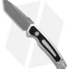 Kershaw Auto Launch 16 Button Lock Knife Raw Aluminum/Black Inserts (3.45" Gray)