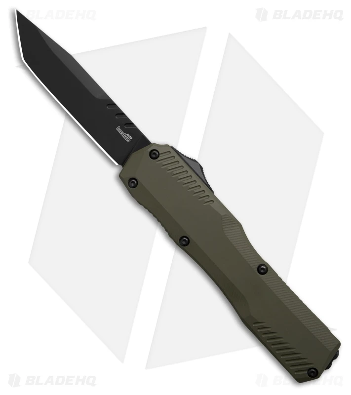 Kershaw Livewire MagnaCut Tanto OTF Automatic Knife Olive Green (3.3" Black) 1 Kershaw Livewire MagnaCut Tanto OTF Automatic Knife Olive Green (3.3" Black)