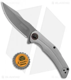 Kershaw Believer Assisted Opening Knife Stainless Steel (3.25" Gray PVD) 2070 -Blade HQ Kershaw Believer Assisted Opening SS Gray PVD 2070 BHQ 106046 jr bottlecap