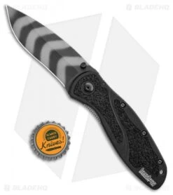 Kershaw Blur Assisted Opening Knife Black (3.375" Tiger Stripe) 1670OLKTSX 7 Kershaw Blur Assisted Opening Knife Black (3.375" Tiger Stripe) 1670OLKTSX -Blade HQ Kershaw Blur Assisted Opening Black Tiger Stripe KS1670BLKTS BHQ 100766 jr bottlecap