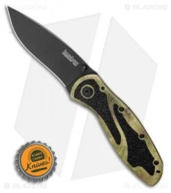 Kershaw Blur Assisted Opening Knife Camo (3.375" Black) 1670CAMO -Blade HQ Kershaw Blur Assisted Opening Knife Camo 3.375 Black1670CAMO BHQ 37587 LS Bottlecap