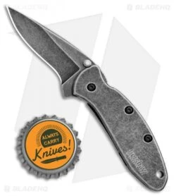 Kershaw Chive Assisted Opening Knife (1.94" Blackwash) 1600 7 Kershaw Chive Assisted Opening Knife (1.94" Blackwash) 1600 -Blade HQ Kershaw Chive Assisted Opening Blackwash KS1600BLKBW BHQ 100765 jr bottlecap