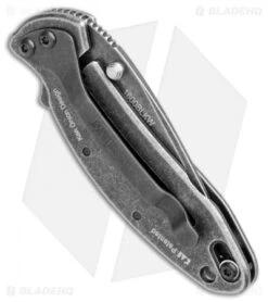 Kershaw Chive Assisted Opening Knife (1.94" Blackwash) 1600 6 Kershaw Chive Assisted Opening Knife (1.94" Blackwash) 1600 -Blade HQ Kershaw Chive Assisted Opening Blackwash KS1600BLKBW BHQ 100765 jr side