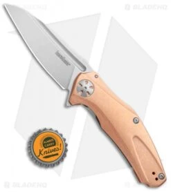 Kershaw Copper Natrix Sub-Frame Lock Knife (3.25" Stonewash) 7007CU 7 Kershaw Copper Natrix Sub-Frame Lock Knife (3.25" Stonewash) 7007CU -Blade HQ Kershaw Copper Natrix Sub FL SW 7007CU BHQ 105984 jr bottlecap