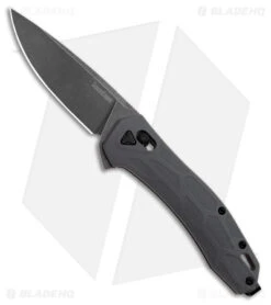 Kershaw Covalent Bar Lock Knife Gray FRN (3.5" Black Stonewash D2) 2042