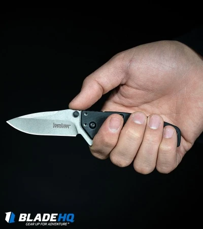 Kershaw Cryo Assisted Opening Flipper Knife Black G-10 (2.75" D2) Exclusive 6 Kershaw Cryo Assisted Opening Flipper Knife Black G-10 (2.75" D2) Exclusive - Image 6