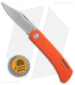 Kershaw D.W.O. Classic 3000 Lockback Knife Orange (2.38" Satin) -Blade HQ Kershaw DWO classic 3000 orange satin BHQ 11772 er size