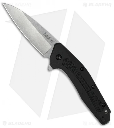 Kershaw Dividend Assisted Opening Knife Black GFN (3" Stonewash) 1812 1 Kershaw Dividend Assisted Opening Knife Black GFN (3" Stonewash) 1812