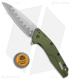Kershaw Dividend Assisted Opening Knife Olive (3" Composite) 1812OLCB -Blade HQ Kershaw Dividend Assisted Opening Olive Composite 1812OLCB BHQ 105989 jr bottlecap