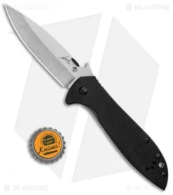 Kershaw Emerson CQC-4KXL D2 Frame Lock Knife (3.9" Stonewash) 6055D2 -Blade HQ Kershaw Emerson CQC 4KXL D2 FL SW 6055D2 BHQ 101841 jr bottlecap