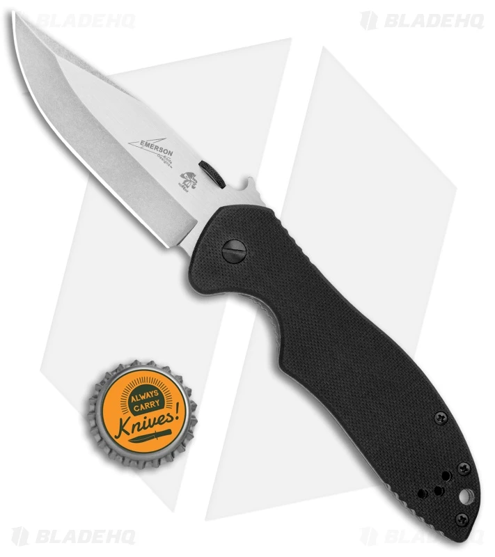Kershaw Emerson CQC-6K Frame Lock Knife (3.25" Stonewash D2) 6034 4 Kershaw Emerson CQC-6K Frame Lock Knife (3.25" Stonewash D2) 6034 - Image 4