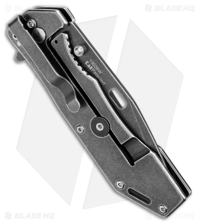 Kershaw Lifter Assisted Opening Flipper Knife (3.5" BlackWash) 1302BW 3 Kershaw Lifter Assisted Opening Flipper Knife (3.5" BlackWash) 1302BW - Image 3