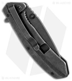 Kershaw Filter Frame Lock Knife Black (3.25" BlackWash) -Blade HQ Kershaw Filter FL SS BlackWash BHQ 27380 jr side
