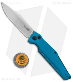 Kershaw Galyean Launch 7 Automatic Knife Teal (3.75" Stonewash) 7900TEALSW -Blade HQ Kershaw Galyean Launch 7 Auto Teal SW 7900TEALSW BHQ 92521 jr bottlecap