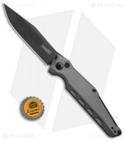 Kershaw Galyean Launch 7 Automatic Knife Gray (3.75" Black) 7900GRYBLK -Blade HQ Kershaw Galyean Launch 7 Gray Black 7900GRYBLK BHQ 52153 jr bottlecap