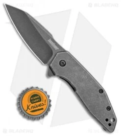 Kershaw Gravel Assisted Opening Knife Stainless Steel (2.5" BlackWash ) 2065 -Blade HQ Kershaw Gravel Assisted Opening Stainless Steel Black Wash 2065 BHQ 106045 jr bottlecap
