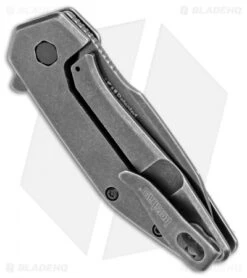 Kershaw Gravel Assisted Opening Knife Stainless Steel (2.5" BlackWash ) 2065 -Blade HQ Kershaw Gravel Assisted Opening Stainless Steel Black Wash 2065 BHQ 106045 jr side