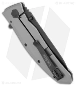 Kershaw Grid Assisted Opening Flipper Knife (3.75" Black) 2200 -Blade HQ Kershaw Grid Assisted Opening Flipper Black BHQ 34464 jr side