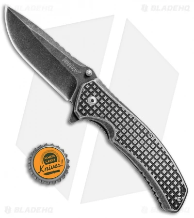 Kershaw Headgrille Assisted Opening Frame Lock Knife (3.25" Blackwash) 1325 4 Kershaw Headgrille Assisted Opening Frame Lock Knife (3.25" Blackwash) 1325 - Image 4