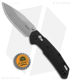 Kershaw Heist DuraLock Knife Black FRN (3.1" Stonewash D2) 2037 -Blade HQ Kershaw Heist Knife Black SW BHQ 178500 jr bottlecap large