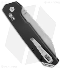 Kershaw Iridium Reverse Tanto DuraLock Knife Black Aluminum (3.5" SW D2) 2038R -Blade HQ Kershaw Iridium Reverse Tanto DuraLock Knife Black Aluminum SW D2 2038R BHQ 193649 kr side large