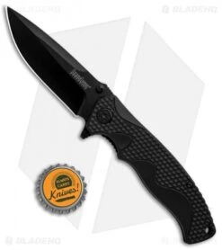 Kershaw 1338B A/O Liner Lock Knife Black GFN (3.5" Black) 7 Kershaw 1338B A/O Liner Lock Knife Black GFN (3.5" Black) -Blade HQ Kershaw LL A O Black 1338B BHQ 85041 jr bottlecap